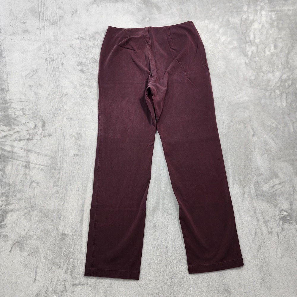 Vintage‎ Dockers Pants Womens 30 Burgundy Mid Rise Straight Leg Stretch Office